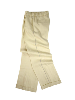 PESERICO(ペセリコ) |サイドボールチェーンワイドリネンパンツ