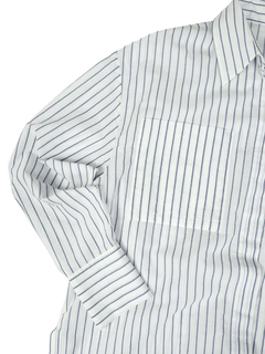 PESERICO(ペセリコ) |比翼仕立てストライプコットンシャツ