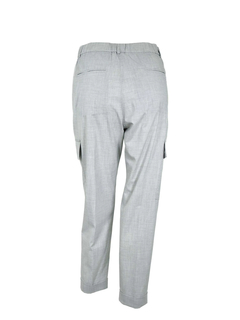 PESERICO(ペセリコ) |レーヨン混ストレッチ1タックカーゴパンツ