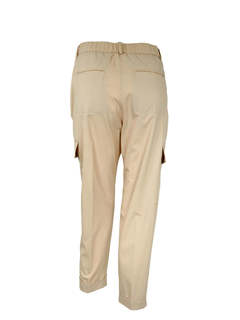 PESERICO(ペセリコ) |レーヨン混ストレッチ1タックカーゴパンツ