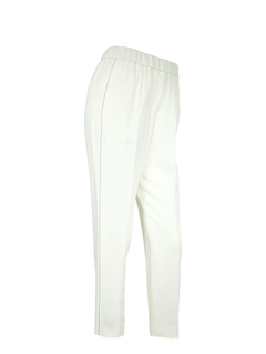 PESERICO(ペセリコ) |レーヨン混サイドボールチェーンパンツ