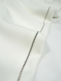 PESERICO(ペセリコ) |レーヨン混サイドボールチェーンパンツ