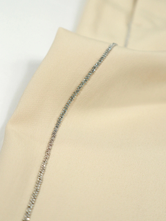 PESERICO(ペセリコ) |レーヨン混サイドボールチェーンパンツ