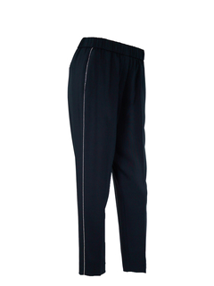 PESERICO(ペセリコ) |レーヨン混サイドボールチェーンパンツ