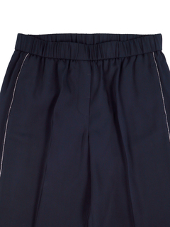 PESERICO(ペセリコ) |レーヨン混サイドボールチェーンパンツ