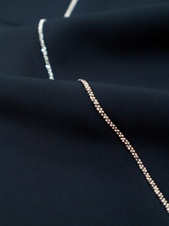 PESERICO(ペセリコ) |レーヨン混サイドボールチェーンパンツ