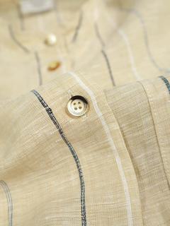 PESERICO(ペセリコ) |ストライプ地フレンチスリーブシャツ