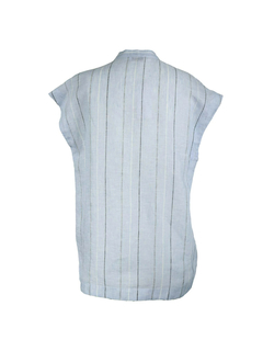 PESERICO(ペセリコ) |ストライプ地フレンチスリーブシャツ