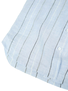 PESERICO(ペセリコ) |ストライプ地フレンチスリーブシャツ