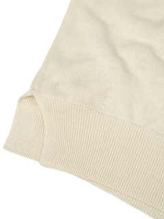 PESERICO(ペセリコ) |麻綿ワイドシルエットフレンチスリーブニット