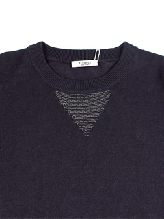 PESERICO(ペセリコ) |麻綿ワイドシルエットフレンチスリーブニット