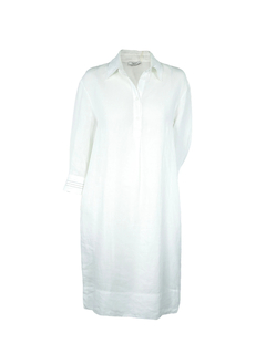 PESERICO(ペセリコ) |麻100％プルオーバーシャツワンピース