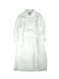 PESERICO(ペセリコ) |麻100％プルオーバーシャツワンピース