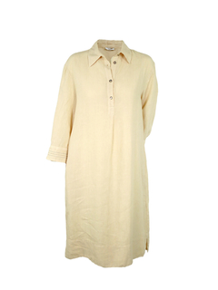 PESERICO(ペセリコ) |麻100％プルオーバーシャツワンピース