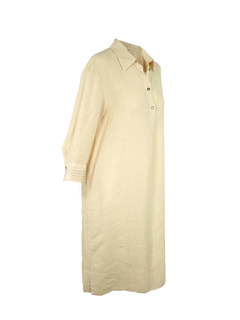 PESERICO(ペセリコ) |麻100％プルオーバーシャツワンピース