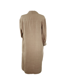 PESERICO(ペセリコ) |麻100％プルオーバーシャツワンピース