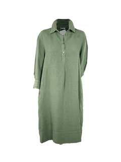 PESERICO(ペセリコ) |麻100％プルオーバーシャツワンピース