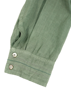 PESERICO(ペセリコ) |麻100％プルオーバーシャツワンピース