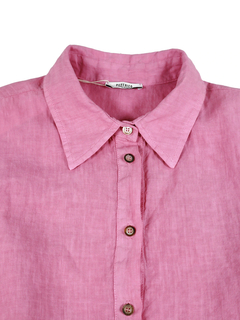 PESERICO(ペセリコ) |麻100％プルオーバーシャツワンピース