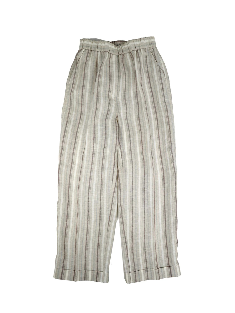 PESERICO(ペセリコ) |ストライプ地イージーパンツ