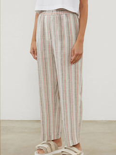 PESERICO(ペセリコ) |ストライプ地イージーパンツ