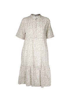 PESERICO(ペセリコ) |コットンライティングプリント半袖ワンピース