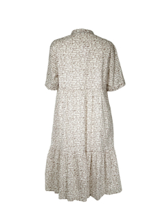 PESERICO(ペセリコ) |コットンライティングプリント半袖ワンピース