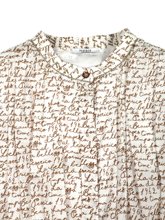 PESERICO(ペセリコ) |コットンライティングプリント半袖ワンピース