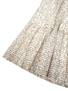 PESERICO(ペセリコ) |コットンライティングプリント半袖ワンピース