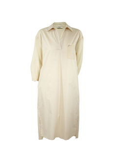 PESERICO(ペセリコ) |胸ポケットコットンストレッチワンピース