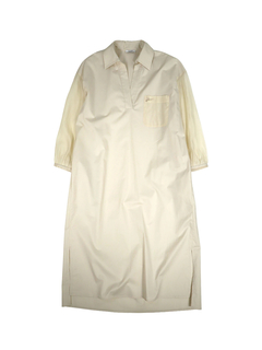 PESERICO(ペセリコ) |胸ポケットコットンストレッチワンピース