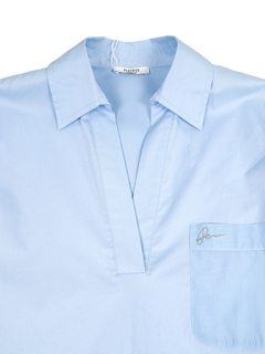 PESERICO(ペセリコ) |胸ポケットコットンストレッチワンピース