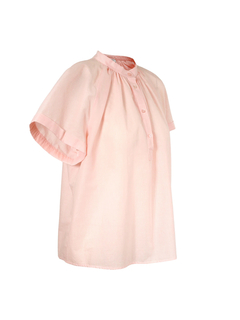 PESERICO(ペセリコ) |ヘアラインストライプラグランスリーブブラウス