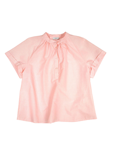 PESERICO(ペセリコ) |ヘアラインストライプラグランスリーブブラウス