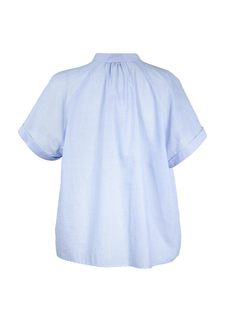 PESERICO(ペセリコ) |ヘアラインストライプラグランスリーブブラウス