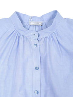 PESERICO(ペセリコ) |ヘアラインストライプラグランスリーブブラウス