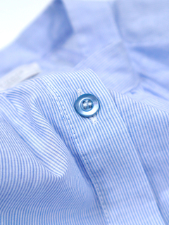 PESERICO(ペセリコ) |ヘアラインストライプラグランスリーブブラウス