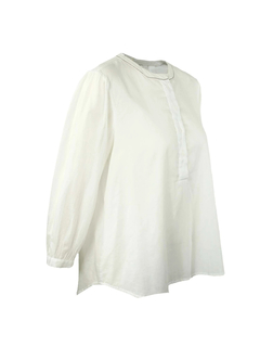 PESERICO(ペセリコ) |コットンガーゼヘンリーネックブラウス