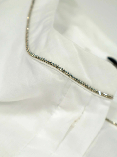 PESERICO(ペセリコ) |コットンガーゼヘンリーネックブラウス