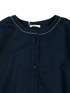 PESERICO(ペセリコ) |コットンガーゼヘンリーネックブラウス