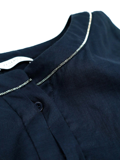 PESERICO(ペセリコ) |コットンガーゼヘンリーネックブラウス