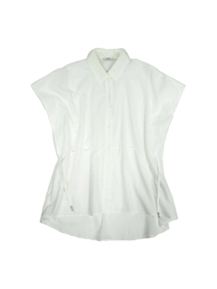 PESERICO(ペセリコ) |コットンガーゼウエストドローストリングブラウス