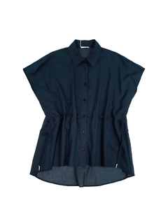 PESERICO(ペセリコ) |コットンガーゼウエストドローストリングブラウス