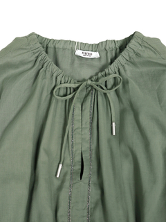 PESERICO(ペセリコ) |コットンガーゼティアードロングワンピース