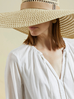 PESERICO(ペセリコ) |コットンガーゼティアードロングワンピース