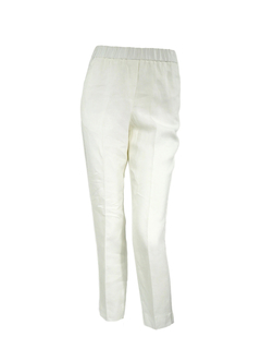 PESERICO(ペセリコ) |サイドボールチェーンリネンイージーパンツ