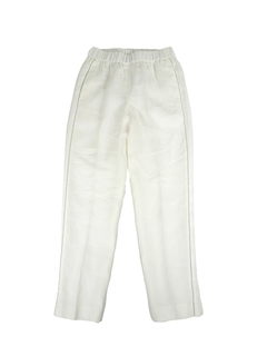 PESERICO(ペセリコ) |サイドボールチェーンリネンイージーパンツ