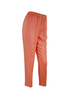 PESERICO(ペセリコ) |サイドボールチェーンリネンイージーパンツ