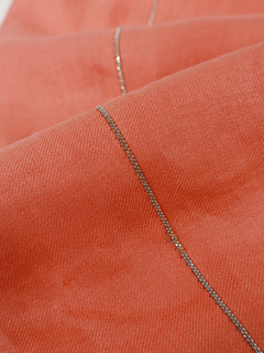 PESERICO(ペセリコ) |サイドボールチェーンリネンイージーパンツ