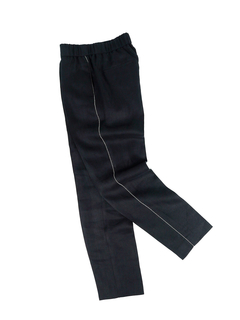 PESERICO(ペセリコ) |サイドボールチェーンリネンイージーパンツ